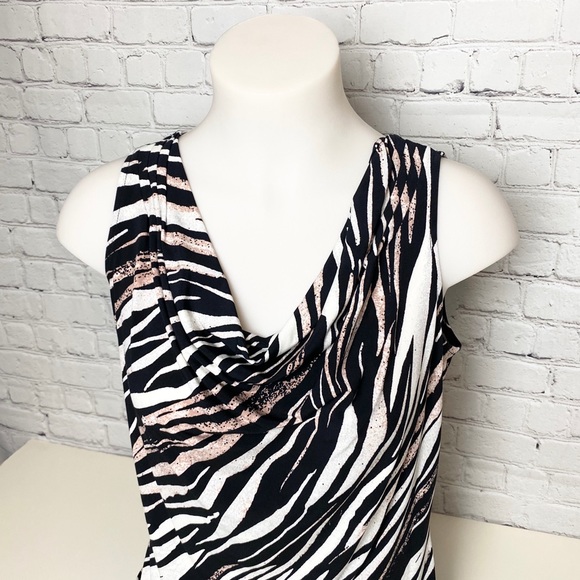 Calvin Klein | Zebra Sleeveless Top - Picture 2 of 6